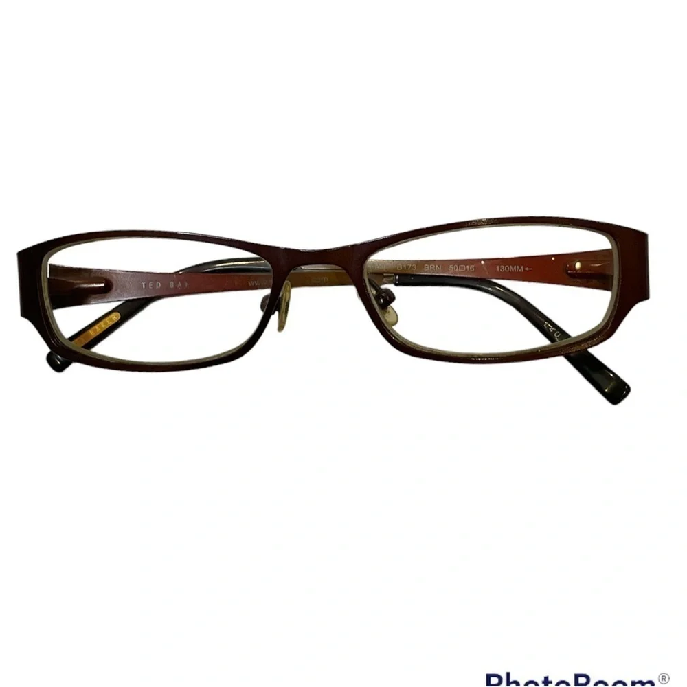 Ted Baker Eyeglasses with Metal Frame Granny Size